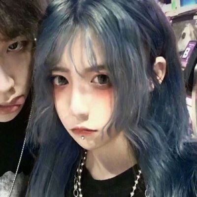 非主流情侣头像一男一女 图片