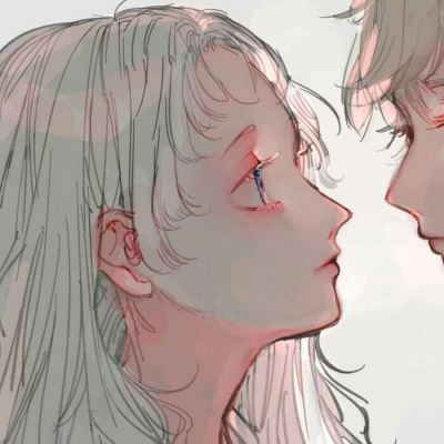动漫情侣头像一男一女 高冷,度娘搜不到图片