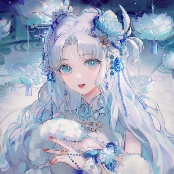 二次元美女头像图片