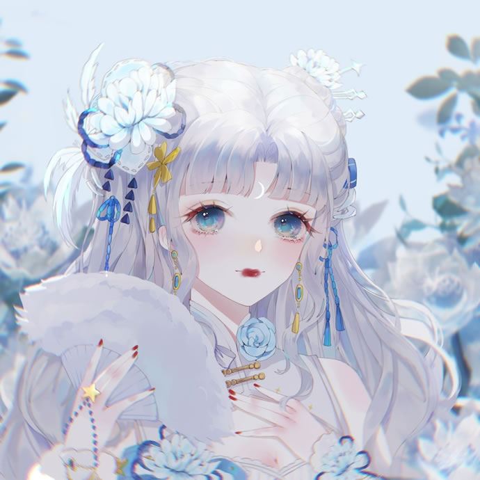 二次元美女头像图片