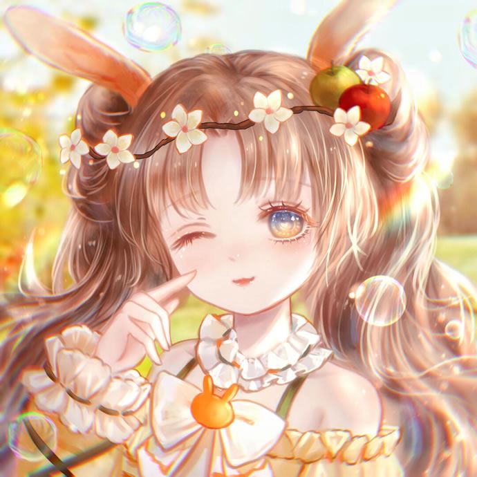 二次元美女头像图片
