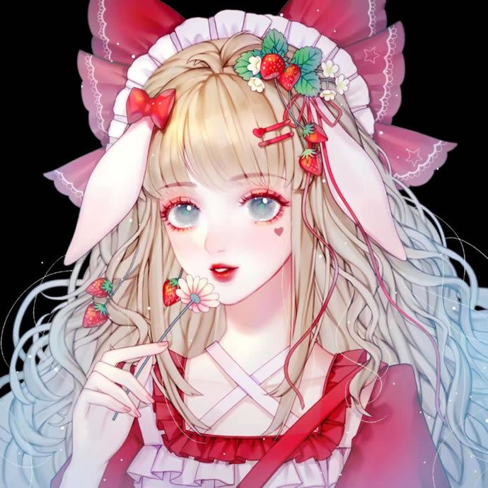 二次元美女头像图片
