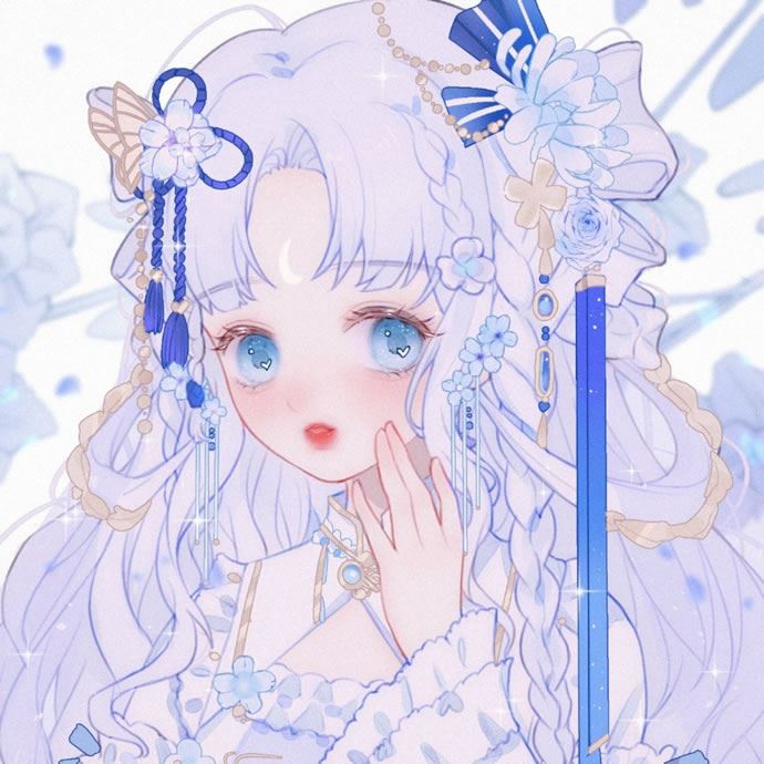 二次元美女头像图片