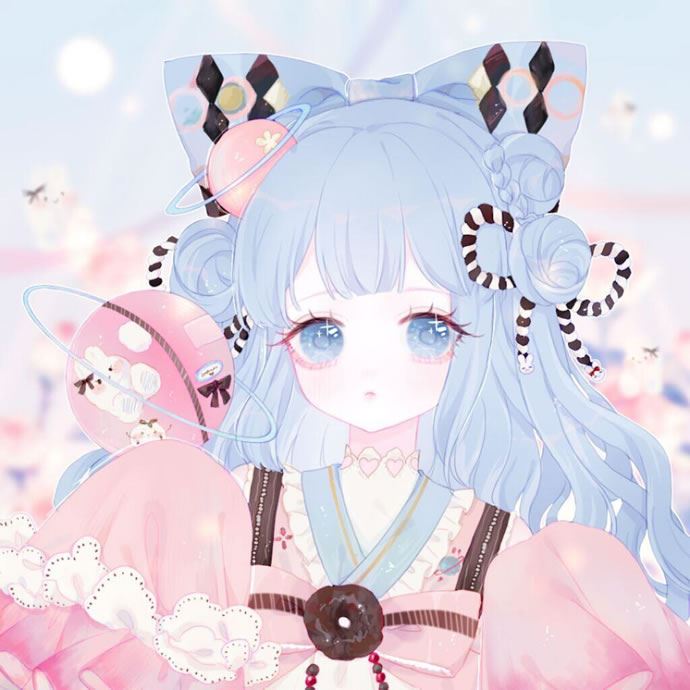 二次元美女头像图片
