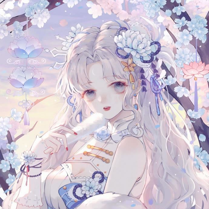 二次元美女头像图片