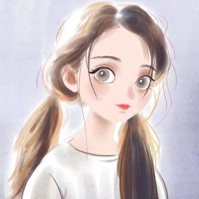 漫画头像女生专用图片