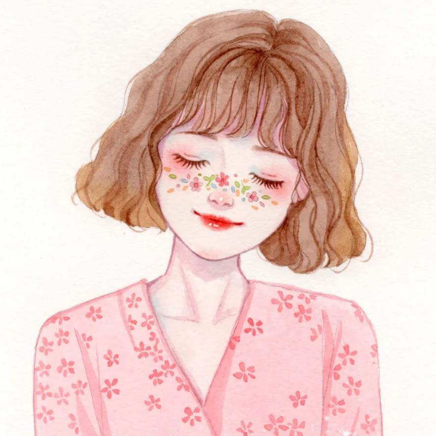 漫画头像女生专用图片