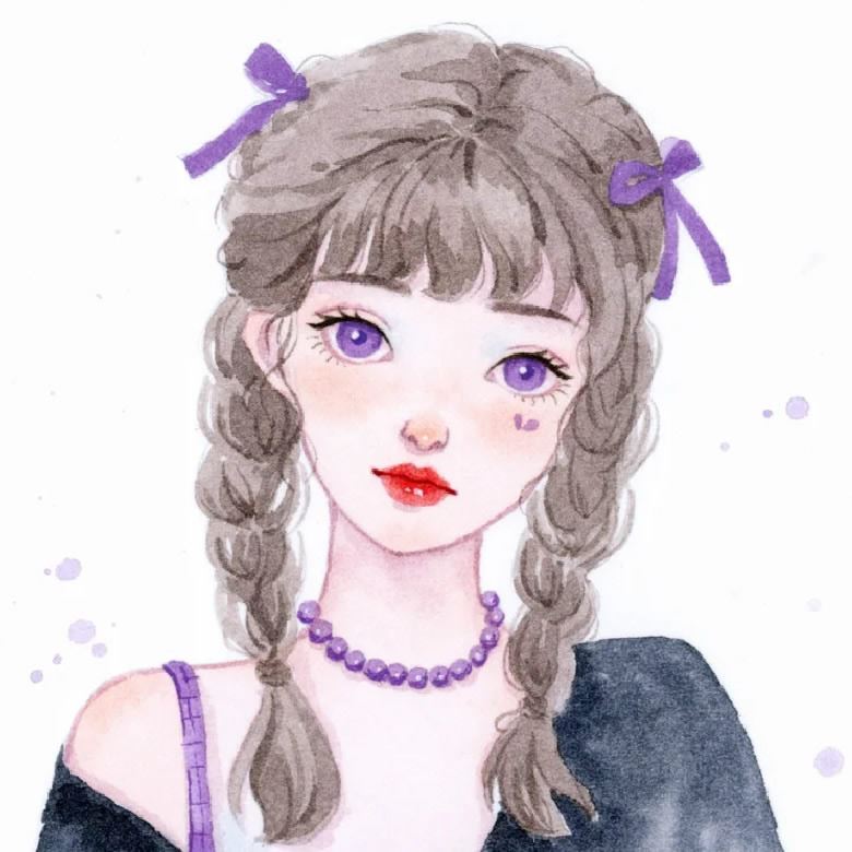 漫画头像女生专用图片