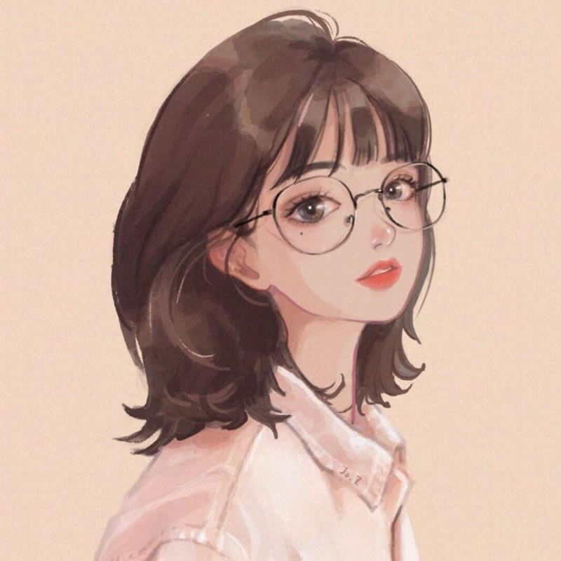 漫画头像女生专用图片