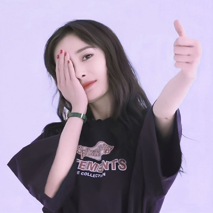 杨幂头像图片
