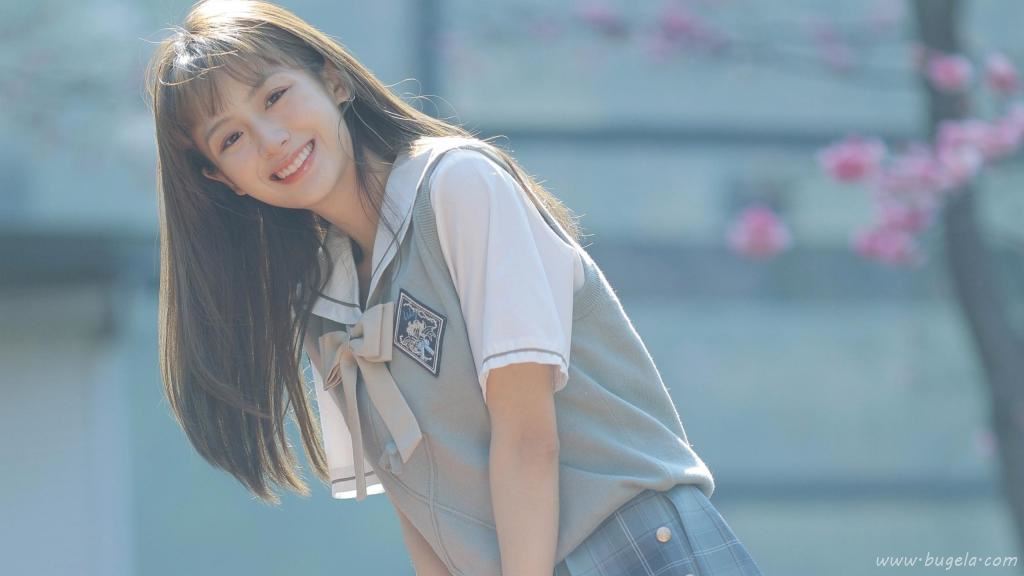 青春校园女孩柔情图片