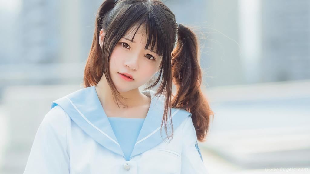 元气双马尾美女图片