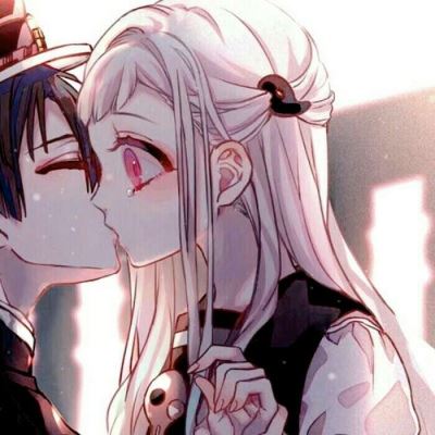 动漫男生送女生花的情侣头像 花子君动漫图片