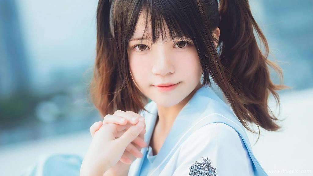 元气双马尾美女图片