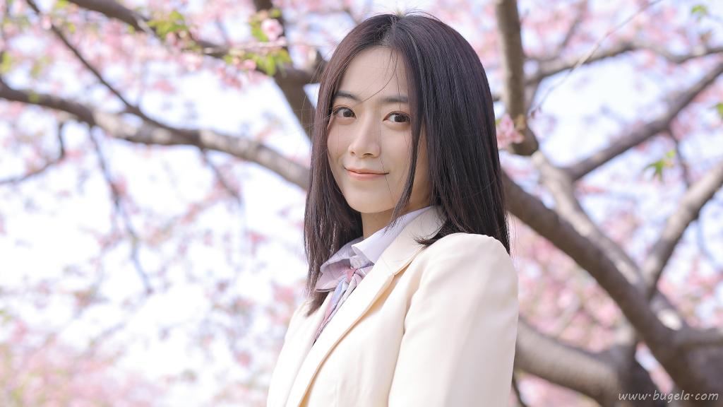 jk美女樱花图片
