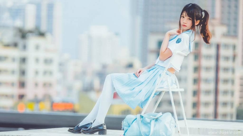 元气双马尾美女图片