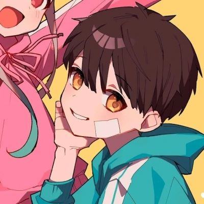 动漫男生送女生花的情侣头像 花子君动漫图片