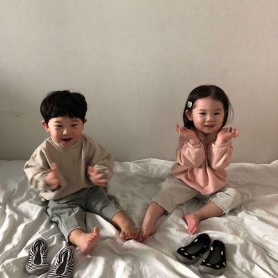 特别可爱小孩子情侣头像 萌娃头像图片