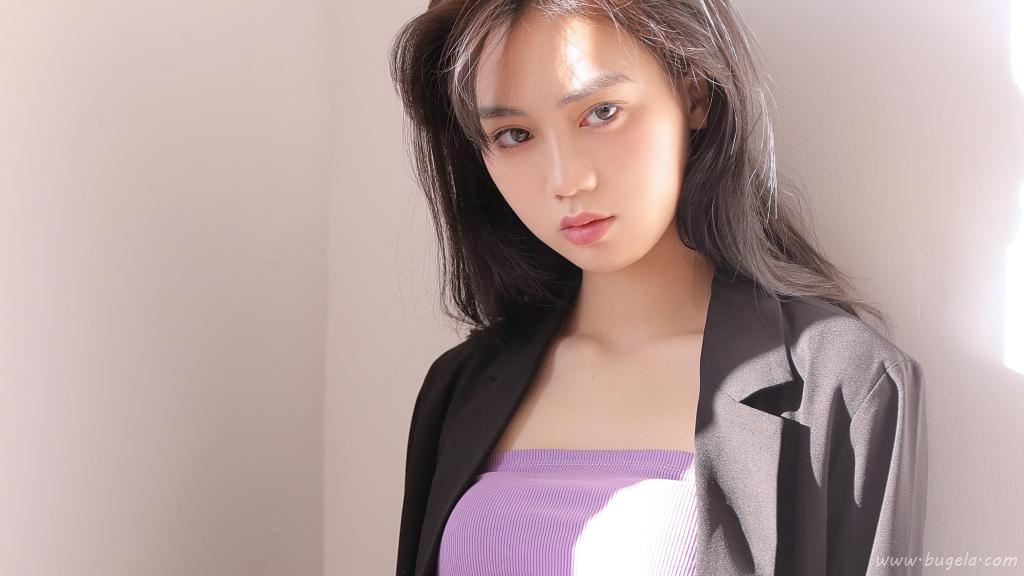 酷酷的韩系美女图片