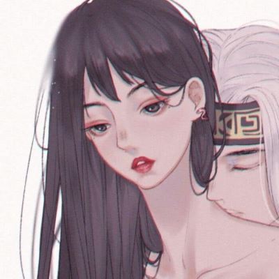 一看就知道是情侣头像二次元 情侣头像，微甜图片