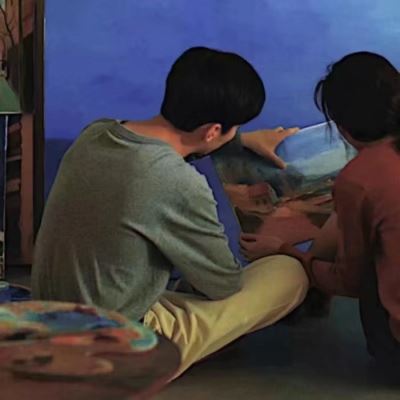 一人一动物的动漫情侣头像 对象不是人图片