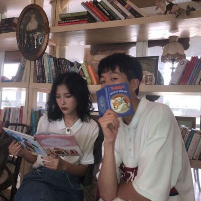 情侣头像真人一张一人两张 ins超火情头图片