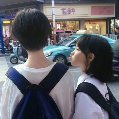 闺蜜和情侣头像两人霸气真人 小清新图片