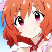 红棕色短发女生萌_动漫头像_爱扣扣网图片