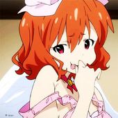 红棕色短发女生萌_动漫头像_爱扣扣网图片