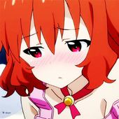 红棕色短发女生萌_动漫头像_爱扣扣网图片