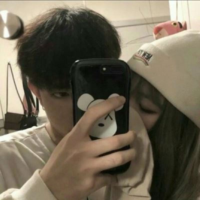 抖音情侣头像一男一女跳舞动漫 赏个脸图片