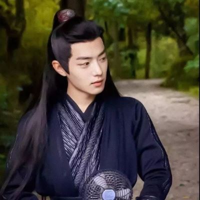 王一博肖战情侣头像暗黑 甜到我了图片