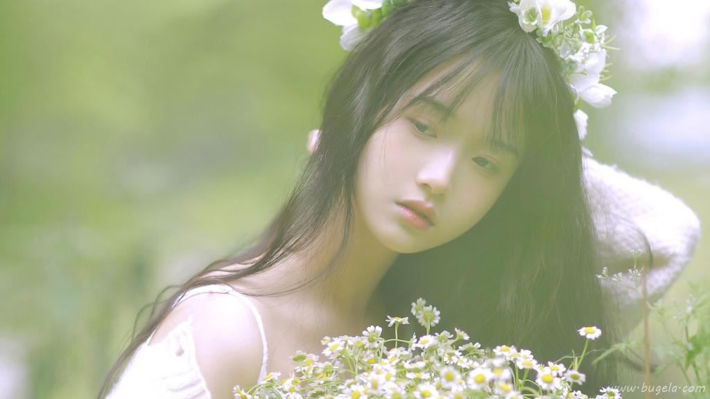 森系氧气美女纯美图片