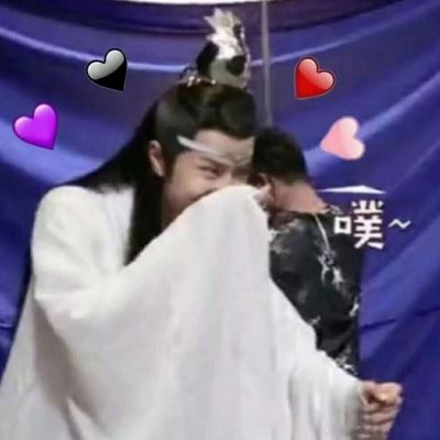 肖战王一博卡通Q版情侣头像 可爱图片