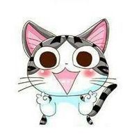 萌哒哒剪刀手卡通_动漫头像_爱扣扣网图片