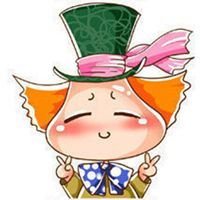 萌哒哒剪刀手卡通_动漫头像_爱扣扣网图片