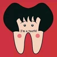 我是一颗牙齿_动漫头像_爱扣扣网图片