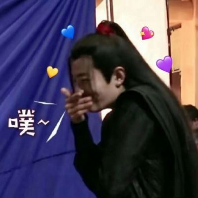 肖战王一博卡通Q版情侣头像 可爱图片