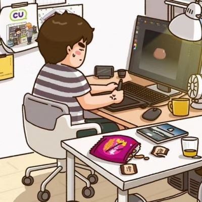 萌娃坐在凳子上的情侣头像 可爱情侣图片