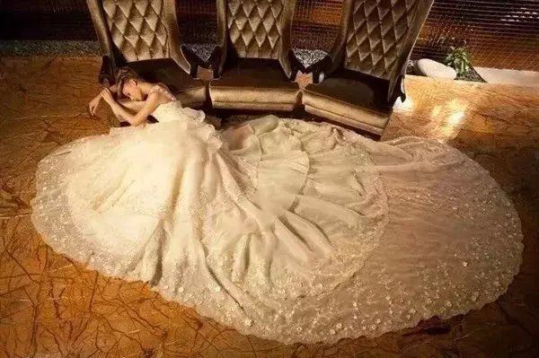 超美长婚纱大全图片