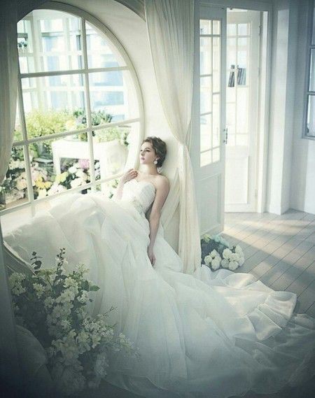 唯美新娘婚纱合辑图片