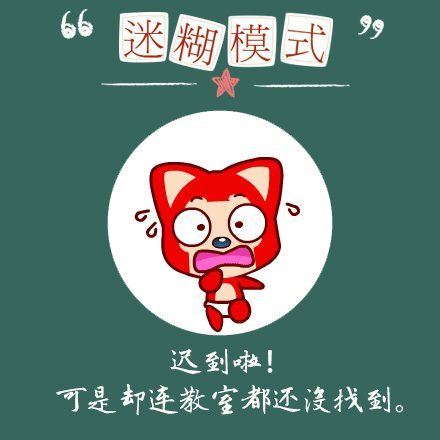 可爱阿狸搞笑之九种学习模式图片