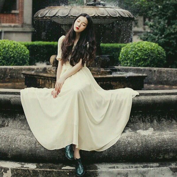 森系唯美意境女生图片