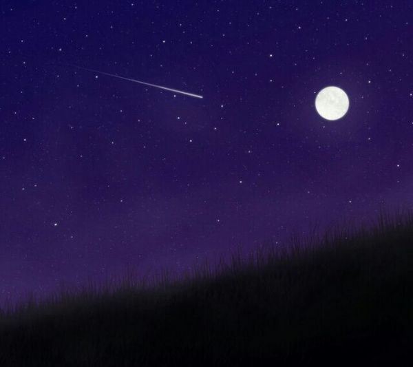 唯美星空意境高清图片