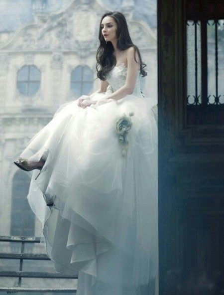 唯美新娘婚纱合辑图片