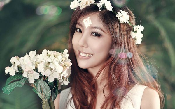 小清新美少女欢欢女神图片