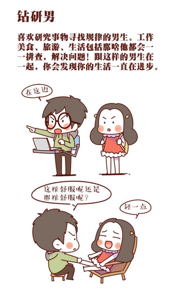 卡通男生文字精选图片