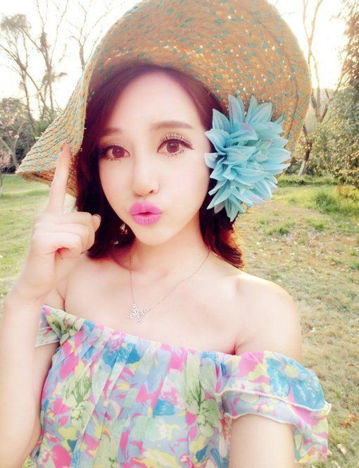 好看的韩国女生小清新图片