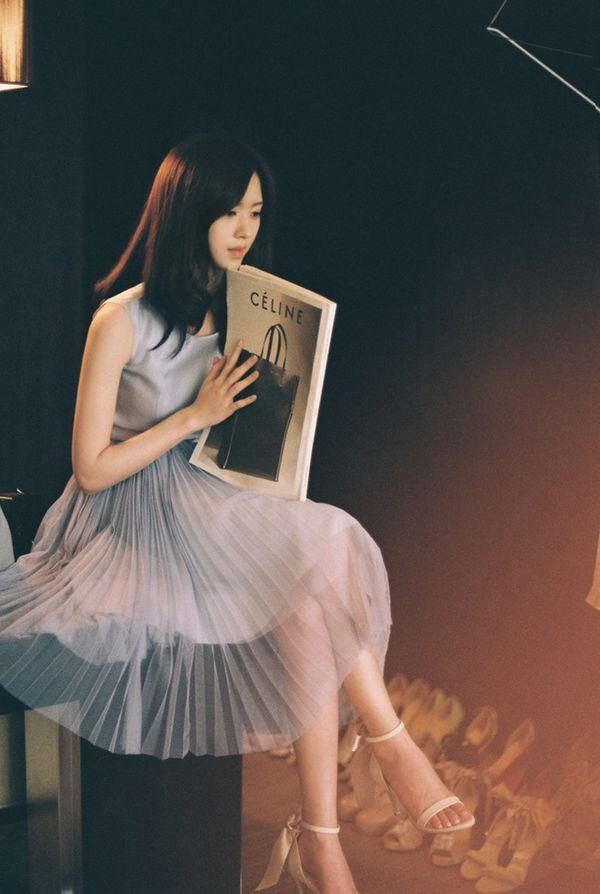 森系女生唯美意境图片