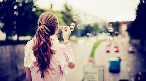 非主流唯美女生意境lomo图片